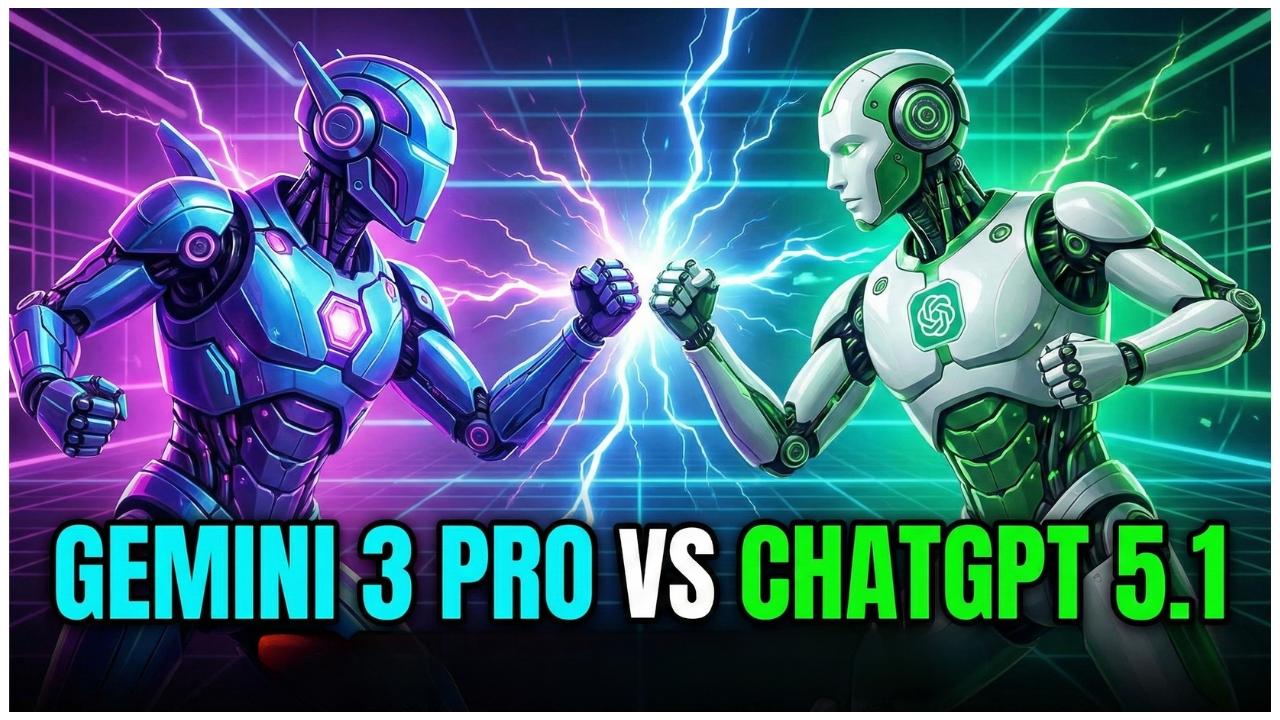 Gemini 3 Pro vs ChatGPT 5.1
