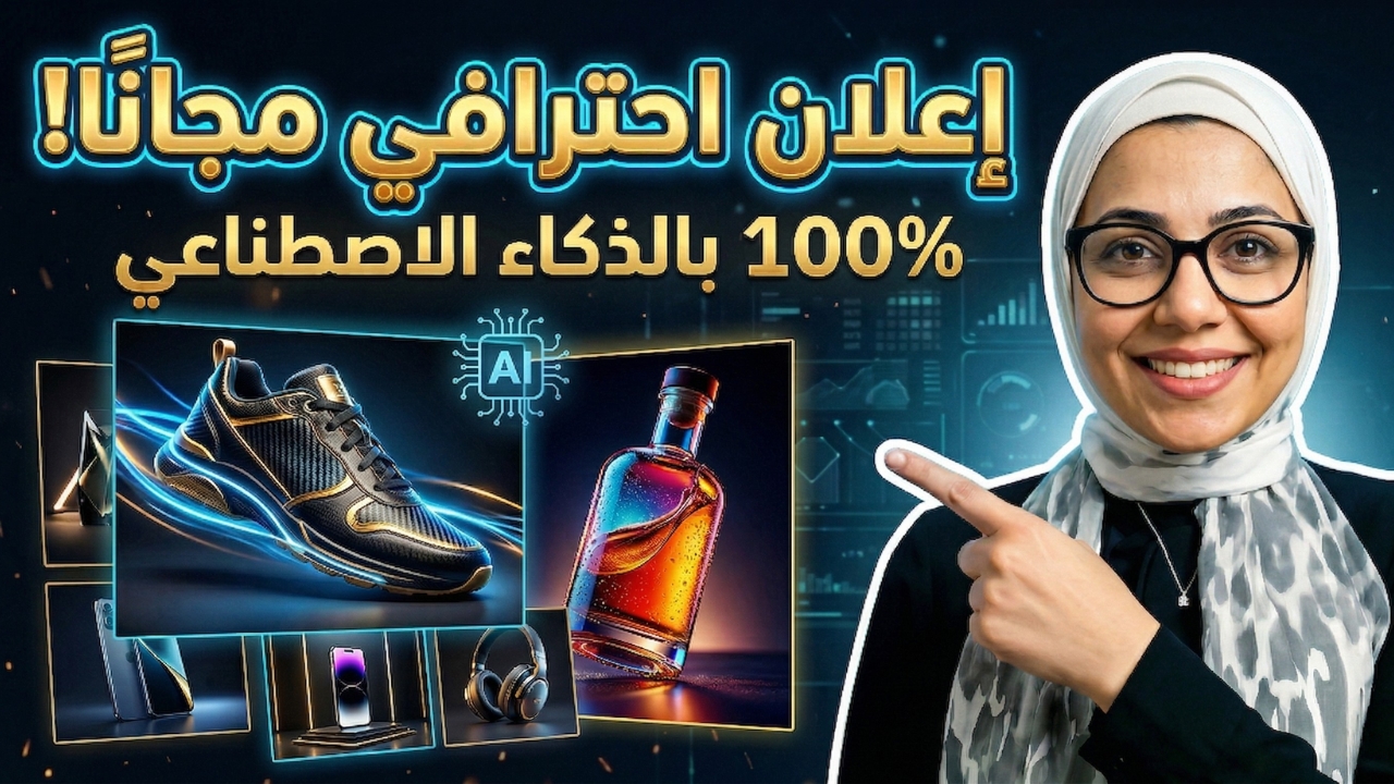 كيف تصنع إعلان منتج بالذكاء الاصطناعي بدون مونتاج وبدون تكلفة