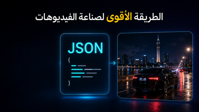 Json Prompts أقوى طريقة لصناعة الفيديوهات بالذكاء الاصطناعي