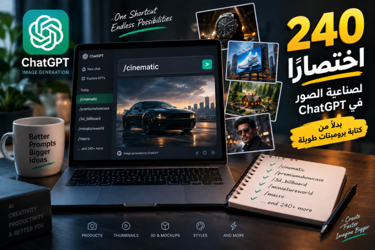 هذه الاختصارات ستغيّر طريقة استخدامك لصور ChatGPT