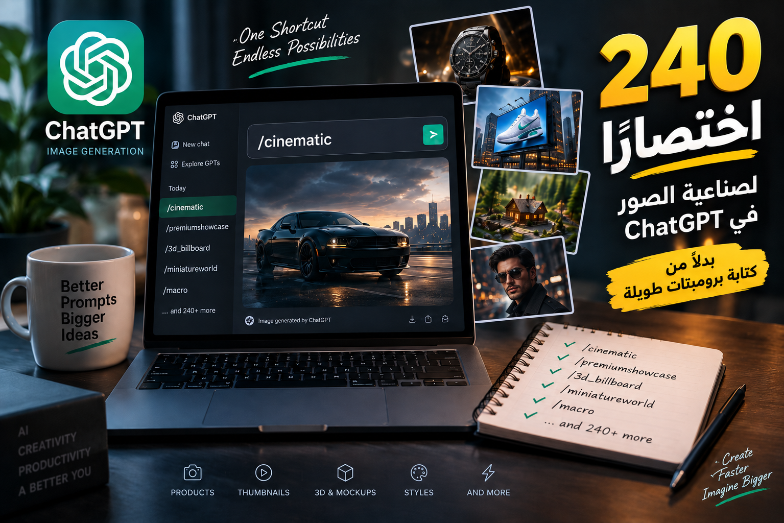 هذه الاختصارات ستغيّر طريقة استخدامك لصور ChatGPT