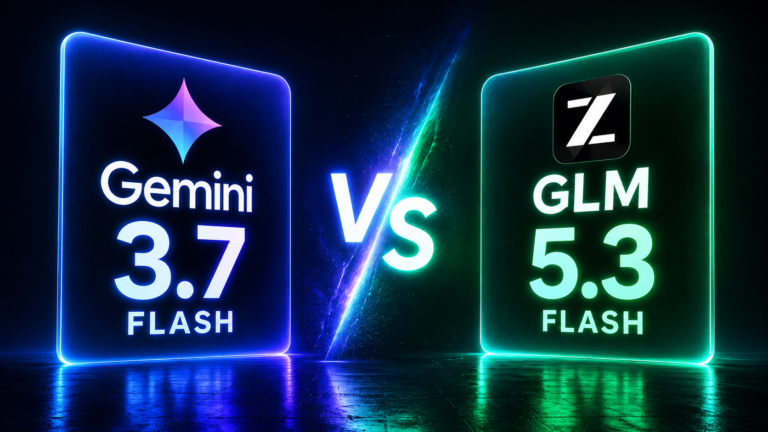 GLM 5.3 Flash ضد Gemini 3.7 Flash أيهما يقدم التجربة الأقوى؟