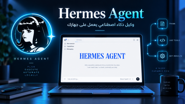 Hermes Agent وكيل ذكاء اصطناعي يعمل على جهازك وينفذ المهام تلقائيًا