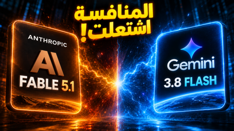 المنافسة تشتعل بين Google وAnthropic Gemini 3.8 Flash أمام Fable 5.1