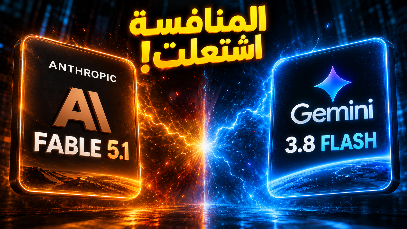 المنافسة تشتعل بين Google وAnthropic Gemini 3.8 Flash أمام Fable 5.1